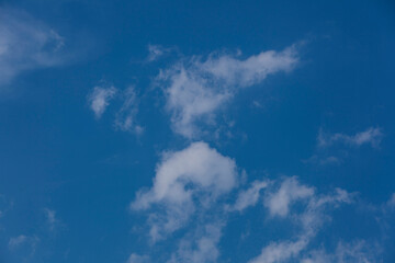 Clouds on the blue sky