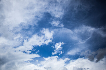 Obraz premium Dramatic thunderstorm clouds