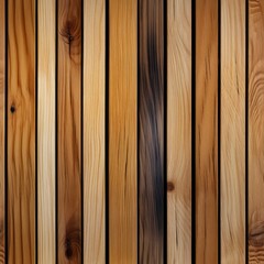 Obraz premium Wooden slats texture seamless pattern, Generative AI