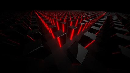 3d render of an background