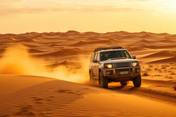 Fototapeta na wymiar Sandy Adventure: Egypt's Desert Safari