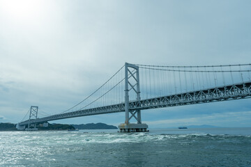 Fototapeta na wymiar 鳴門海峡大橋の風景