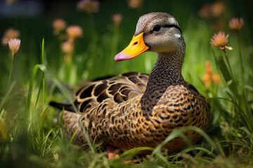Decorative breed of duck