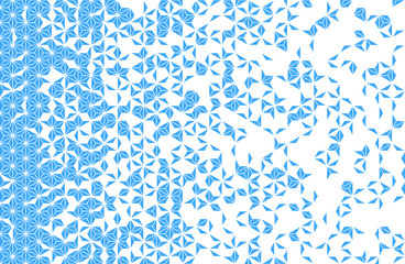 Triangle Vector Abstract Geometric Technology Background. Halftone Triangular Retro 80s Simple Pattern. Minimal Style Dynamic Tech Wallpaper. Format Vector 