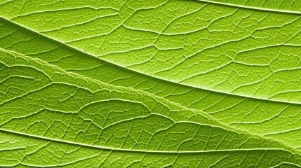 Dewdrop on green plant leaf, Generative AI
