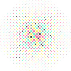 Grunge halftone dots vector texture background

Vector Formats 