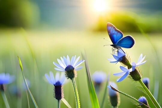 butterfly on a meadow