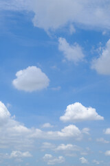 Fototapeta premium Cloud background. Nature background. View of Soft cloud daylight.