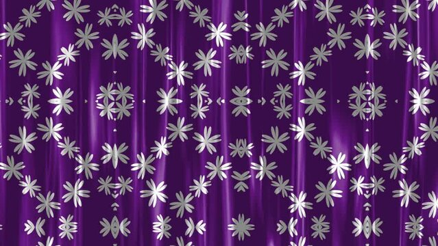 purple floral pattern animated background soft silky