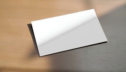Business Cards Stack Mockup for Branding and Logo with Window Soft cast Light, Single Business card for Design Template