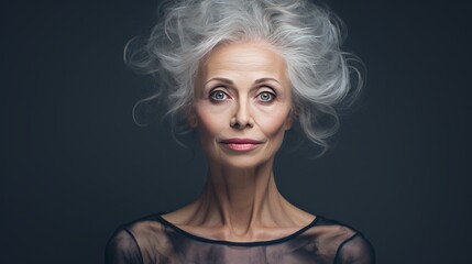 Modern Aging, portraits with grey haired persons, 16:9