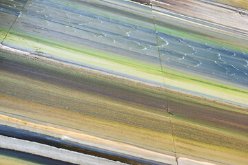 Abstract colors of spillway in Pasak Chonlasit dam in Thailand