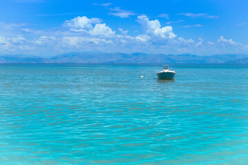 boat on the sea