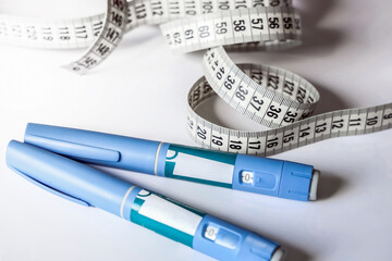 Ozempic Insulin injection pen or insulin cartridge pen for diabetics.
