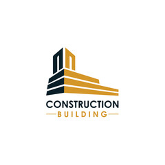 Construction building logo