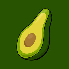 Avocado Illustration