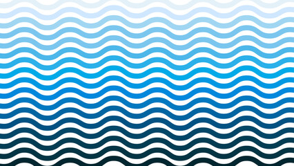 Background. Waves. Transitional color from dark blue to light blue.