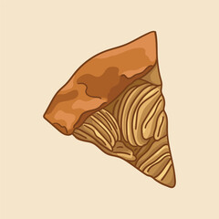 Apple Galette. Autumn apple dishes.