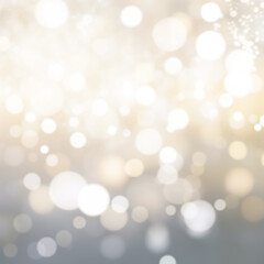 Abstract glitter white blurred background