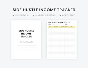 Side hustle income tracker
