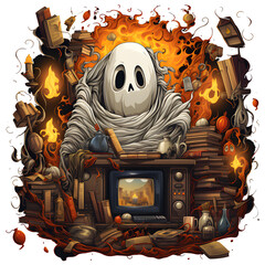 Halloween Ghost Design
