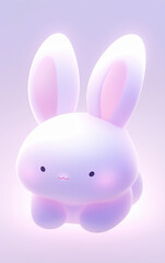 Fototapeta premium Chinese traditional festival Mid-Autumn Festival mascot rabbit,created with generative ai tecnology.