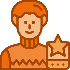 influencer two tone icon