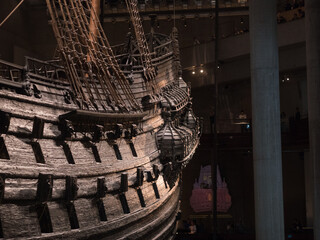 Vasa, wreck of the warship, stockholm sweden