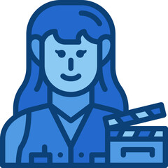 female director two tone icon