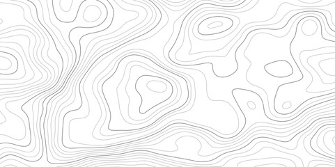 Topographic contours map background. Topography geographic lines background. White paper curved reliefs background. Topography landscape and vintage outdoors style.