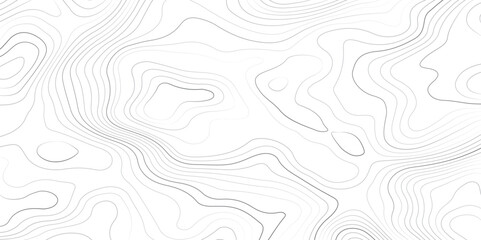 Topographic contours map background. Topography geographic lines background. White paper curved reliefs background. Topography landscape and vintage outdoors style.
