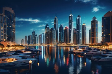 city at night_Kingdom of Saudi Arabia Landscape at night - Riyadh Tower Kingdom Center - Kingdom Tower - Riyadh skyline - Riyadh at night