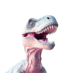 Shantungosaurus dinosaur alone in transparent background illustration
