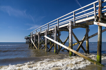 Pfahlbau Sankt Peter Nordsee Deutschland