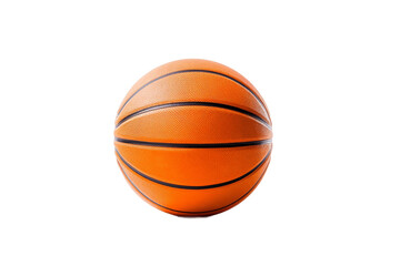 Basketball on Transparent Background, PNG, Generative Ai