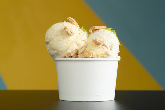 Key Lime Ice Cream with Creamy Citrus Flavor