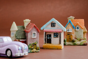 house and car Loan or mortgage concept