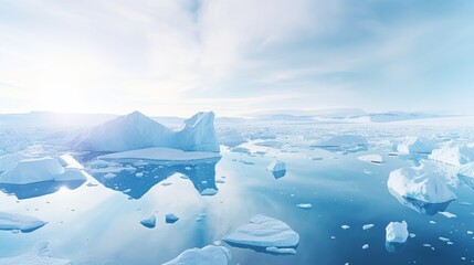 Antarctic Glacier Wonder: Glacier Blue and nature