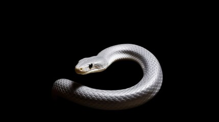 A minimalist photograph of an animal