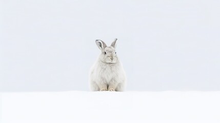 A minimalist photograph of an animal