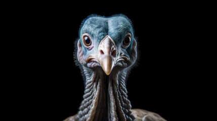 A minimalist photograph of an animal