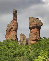 Rocks near Belogradchik. Bulgaria - 645731562