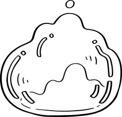 cartoon water element illustration