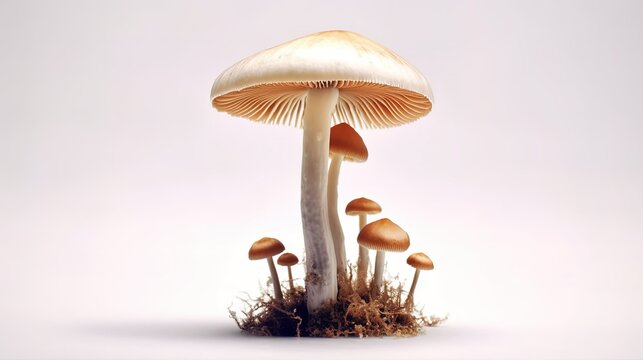 Macro shot of a mashroom