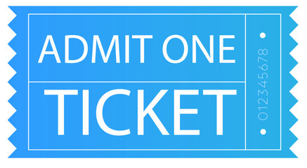 Admit one ticket, Ticket Style Sale Coupon
