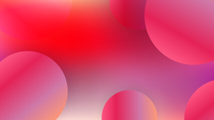 Abstract background with bubbles, Pink background