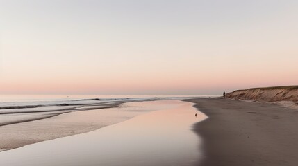 Fototapeta premium sunset on the beach