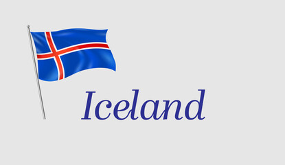 country flag iceland