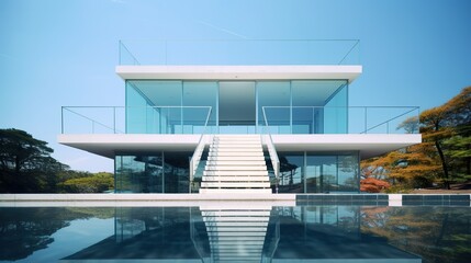 A photograph of a real estate building