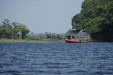 boat on the river